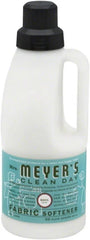 MRS. MEYER'S CLEAN DAY Liquid Fabric Softener, Basil, 32 fl oz, 6 Pack | Softens and Freshens Laundry, Reduces Static, Up to 32 Loads per Bottle, Cruelty Free, Made with Essential Oils
