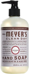 MRS. MEYER'S CLEAN DAY Liquid Hand Soap Fall Seasonal Variety, 1 Acorn Spice, 1 Mum, 1 Apple Cider, 1 Lemon Verbena, 1 Basil, 1 Lavender, 12.5 OZ Each, (1 Variety Pack)