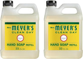 MRS. MEYER'S CLEAN DAY Hand Soap Refill, Made With Essential Oils, Biodegradable Formula, Honeysuckle, 33 Fl. Oz - Pack Of 2