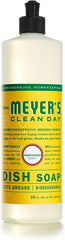 Mrs. MEYER'S CLEAN DAY Dish Soap Variety Pack Includes 1 Lemon Verbena, 1 Basil 1 Honeysuckle Dish Soap 16 fl oz. Each