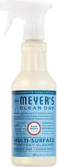 MRS. MEYER'S CLEAN DAY Multi-Surface Cleaner, Rain Water, 16 fl oz | Removes Dirt and Freshens Surfaces, Everyday Use, All-Purpose Cleaner, Cruelty Free, Made with Essential Oils