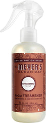 MRS. MEYER'S CLEAN DAY Room Spray, Gingerbread Scent, 8 Fl Oz Bottle