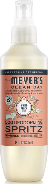MRS. MEYER'S Clean Day Dog Deodorizing Spray, White Peach Scent, 8oz