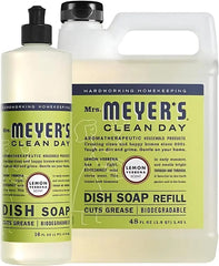 Mrs. MEYER'S Dish Soap Variety, 1 Dish Soap, 1 Refill, Lemon Verbena, 1 CT