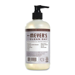 MRS. MEYER'S CLEAN DAY Hand Soap, Made with Essential Oils, Lavender, 12.5 fl. oz - Pack of 6 | Moisturizing Liquid Hand Soap, Softens and Cleans Hands, Cruelty Free, Made with Essential Oils, Olive Oil, and Aloe Vera