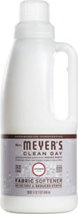 MRS. MEYER'S CLEAN DAY Liquid Fabric Softener, Infused with Essential Oils, Paraben Free, Lavender, 32 oz (32 Loads) | Softens and Freshens Laundry, Reduces Static, Up to 32 Loads per Bottle, Cruelty Free, Made with Essential Oils