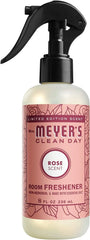 Mrs. Meyer’s Clean Day Room Freshener Spray, Rose Scent, Limited Edition Scent, Contains Essential Oils 8 Fl Oz (Pack of 4)