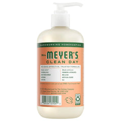 MRS. MEYER'S CLEAN DAY Hand Soap, Geranium Scent, 12.5 Fl Oz Bottle - 3 Pack | Moisturizing Liquid Hand Soap, Softens and Cleans Hands, Cruelty Free, Made with Essential Oils, Olive Oil, and Aloe Vera