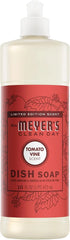 MRS. MEYER'S CLEAN DAY Liquid Dish Soap, Tomato Vine Scent, 16 Ounce Bottle