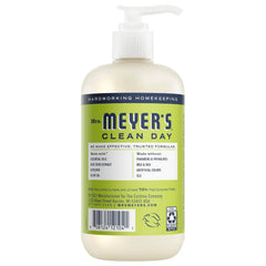 Mrs. Meyer's Clean Day, Hand Soap, Made with Essential Oils, Lemon Verbena, 12.5 Fl Oz | Moisturizing Liquid Hand Soap, Softens and Cleans Hands, Cruelty Free, Made with Essential Oils, Olive Oil, and Aloe Vera