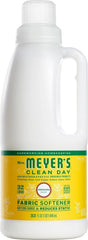 MRS. MEYER'S CLEAN DAY Liquid Fabric Softener, Honeysuckle, 32 fl oz | Softens and Freshens Laundry, Reduces Static, Up to 32 Loads per Bottle, Cruelty Free, Made with Essential Oils