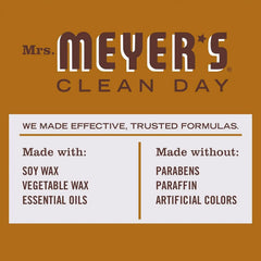 Mrs. Meyer's Soy Aromatherapy Candle, 35 Hour Burn Time, Made with Soy Wax and Essential Oils, Limited Edition Acorn Spice, 7.2 oz - Pack of 2