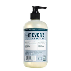 MRS. MEYER'S CLEAN DAY Liquid Hand Soap, Snowdrop, 12.5 fl oz, 3 Pack | Moisturizing Liquid Hand Soap, Softens and Cleans Hands, Cruelty Free, Made with Essential Oils, Olive Oil, and Aloe Vera