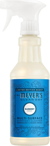 MRS. MEYER'S CLEAN DAY Multi-Surface Cleaner, Blueberry, 16 fl oz | Removes Dirt and Freshens Surfaces, Everyday Use, All-Purpose Cleaner, Cruelty Free, Made with Essential Oils