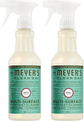 MRS. MEYER'S CLEAN DAY All-Purpose Cleaner Spray, Basil, 16 fl. oz, (Pack of 2)