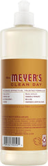 MRS. MEYER'S CLEAN DAY Liquid Dish Soap, Apple Cider Scent, 16 Fl Oz Bottle - 3 Pack | Cuts Through Grease, Removes 48-Hour Stuck on Food, Cruelty Free, Made with Essential Oils and Aloe Vera Extract