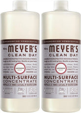 MRS. MEYER'S CLEAN DAY Multi-Surface Cleaner Concentrate, Use to Clean Floors, Tile, Counters, Lavender, 32 fl. oz (Pack of 2)