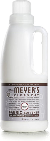 MRS. MEYER'S CLEAN DAY Liquid Fabric Softener, Made Without Parabens, Cruelty Free Formula, Lavender Scent, 32 OZ (Pack of 1)