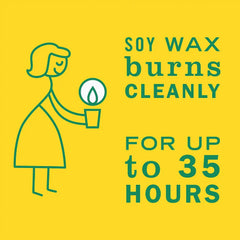 MRS. MEYER'S CLEAN DAY Soy Aromatherapy Candle, 35 Hour Burn Time, Made with Soy Wax and Essential Oils, Honeysuckle, 7.2 Oz