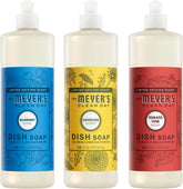 Mrs. MEYER'S Clean Day Dish Soap 16 FL OZ Each, Tomato Vine, Dandelion, Blueberry, 1 CT (Variety Pack)