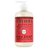 MRS. MEYER'S CLEAN DAY Hand Soap, Rhubarb Scent, 12.5 Fl Oz Bottle