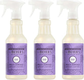 MRS. MEYER'S CLEAN DAY Multi-Surface Cleaner, Lilac, 16 fl oz, 3 Pack | Removes Dirt and Freshens Surfaces, Everyday Use, All-Purpose Cleaner, Cruelty Free, Made with Essential Oils