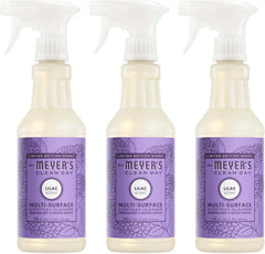 MRS. MEYER'S CLEAN DAY Multi-Surface Cleaner, Lilac, 16 fl oz, 3 Pack | Removes Dirt and Freshens Surfaces, Everyday Use, All-Purpose Cleaner, Cruelty Free, Made with Essential Oils