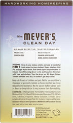 MRS. MEYER'S CLEAN DAY Dryer Sheets, Compassion Flower, 80 Count | Adds Freshness to Clothes and Softens Fabric, Reduces Static, Infused with Essential Oils