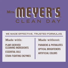 MRS. MEYER'S CLEAN DAY Liquid Laundry Detergent, Infused with Essential Oils, Compassion Flower, 64 oz (64 Loads) (Pack of 4)