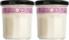 MRS. MEYER'S CLEAN DAY Aromatherapy Candle, 35 Hour Burn Time, Made with Soy Wax and Essential Oils, Peony, 7.2 Oz, Pack of 2 | Fills Home with Long-Lasting Scent, 35 Hour Burn Time, Made with Soy Wax and Essential Oils
