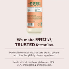 MRS. MEYER'S CLEAN DAY Liquid Dish Soap, Geranium, 16 Fl. Oz