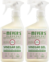 MRS. MEYER'S CLEAN DAY Vinegar Gel Cleaning Spray, Bathroom Use, No-Rinse Formula, Apple Blossom, 16 Fl Oz, (Pack of 2)