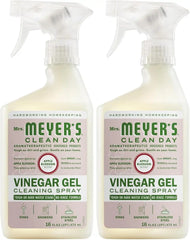 MRS. MEYER'S CLEAN DAY Vinegar Gel Cleaning Spray, Bathroom Use, No-Rinse Formula, Apple Blossom, 16 Fl Oz, (Pack of 2)