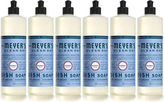 MRS. MEYER'S CLEAN DAY Liquid Dish Soap, Bluebell, 16 fl. oz - Pack of 6