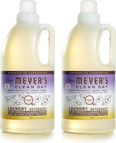 MRS. MEYER'S CLEAN DAY Laundry Detergent, Compassion Flower, 64 oz, 2 Pack | Brightens Colors, Removes Tough Stains, Up to 64 Loads a Bottle, Made with Essential Oils and Stain-Fighting Enzymes