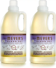 MRS. MEYER'S CLEAN DAY Laundry Detergent, Compassion Flower, 64 oz, 2 Pack | Brightens Colors, Removes Tough Stains, Up to 64 Loads a Bottle, Made with Essential Oils and Stain-Fighting Enzymes