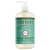 MRS. MEYER'S CLEAN DAY Hand Soap, Basil Scent, 12.5 Fl Oz Bottle