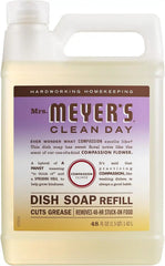 MRS. MEYER'S CLEAN DAY Liquid Dish Soap Refill, Compassion Flower, 48 fl oz | Cuts Through Grease, Removes 48-Hour Stuck on Food, Refill Fills 3 Bottles of Mrs. Meyer's Clean Day 16oz Dish Soap