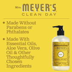 Mrs. MEYER'S CLEAN DAY Liquid Hand Soap, Daisy Scent, 12.5 Ounce Bottle,(Pack of 6)
