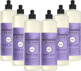 Mrs. MEYER'S CLEAN DAY Liquid Dish Soap, Lilac, 16 fl. oz - Pack of 6