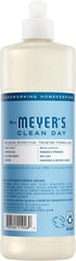 MRS. MEYER'S CLEAN DAY Liquid Dish Soap, Rain Water Scent, 16 Fl Oz Bottle - 3 Pack | Cuts Through Grease, Removes 48-Hour Stuck on Food, Cruelty Free, Made with Essential Oils and Aloe Vera Extract