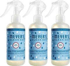 MRS. MEYER'S CLEAN DAY Room Spray, Rain Water Scent, 8 Fl Oz Bottle - 3 Pack | Air Freshener Spray, Adds Instant Scent, Non-Aerosol, Made with Essentail Oils
