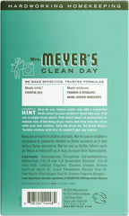 MRS. MEYER'S CLEAN DAY Dryer Sheets, Fabric Softener, Reduces Static, Infused with Essential Oils, Basil, 80 Count (Pack of 12)