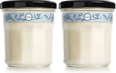 MRS. MEYER'S CLEAN DAY Soy Aromatherapy Candle, 35 Hour Burn Time, Made with Soy Wax and Essential Oils, Limited Edition Snowdrop, 7.2 oz - Pack of 2