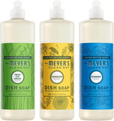 Mrs. MEYER'S Clean Day Dish Soap 16 FL OZ Each, Fresh Cut Grass, Blueberry, Dandelion, 1 CT (Variety Pack)