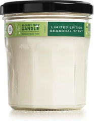MRS. MEYER'S Clean Day Soy Aromatherapy Candle, 35 Hour Burn Time, Made with Soy Wax and Essential Oils, Limited Edition Iowa Pine, 7.2 oz - Pack of 2 | Fills Home with Long-Lasting Scent, 35 Hour Burn Time per Candle, Made with Soy Wax
