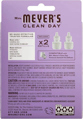 MRS. MEYER'S CLEAN DAY Scented Oil Refills, Compassion Flower, 2 Refills | Air Freshener Refills for Home, 0.67oz Recyclable Glass Refills, Works with Mrs. Meyer's Plug In Diffuser (Sold Separately)