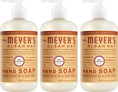 MRS. MEYER'S CLEAN DAY Hand Soap, Oat Blossom, 12.5 Fl Oz Bottle - 3 Pack