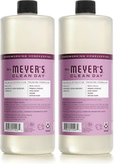 Mrs. MEYER'S CLEAN DAY Multi-Surface Everyday Concentrate, Peony Scent, 32 Fl Oz Bottle (Pack of 4)