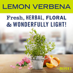 Mrs. Meyer's Air Freshener, Lemon Verbena, Spray | Non-Aerosol | Essential Oils | 8 fl. oz | Pack of 2